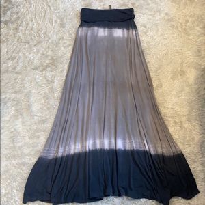 Tie Dye Maxi Skirt